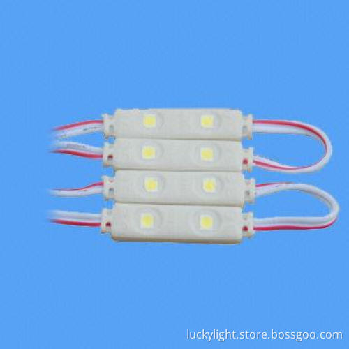 PVC Waterproof LED Module Lights with Two 3528 SMDs, High-brightness and Large Angle